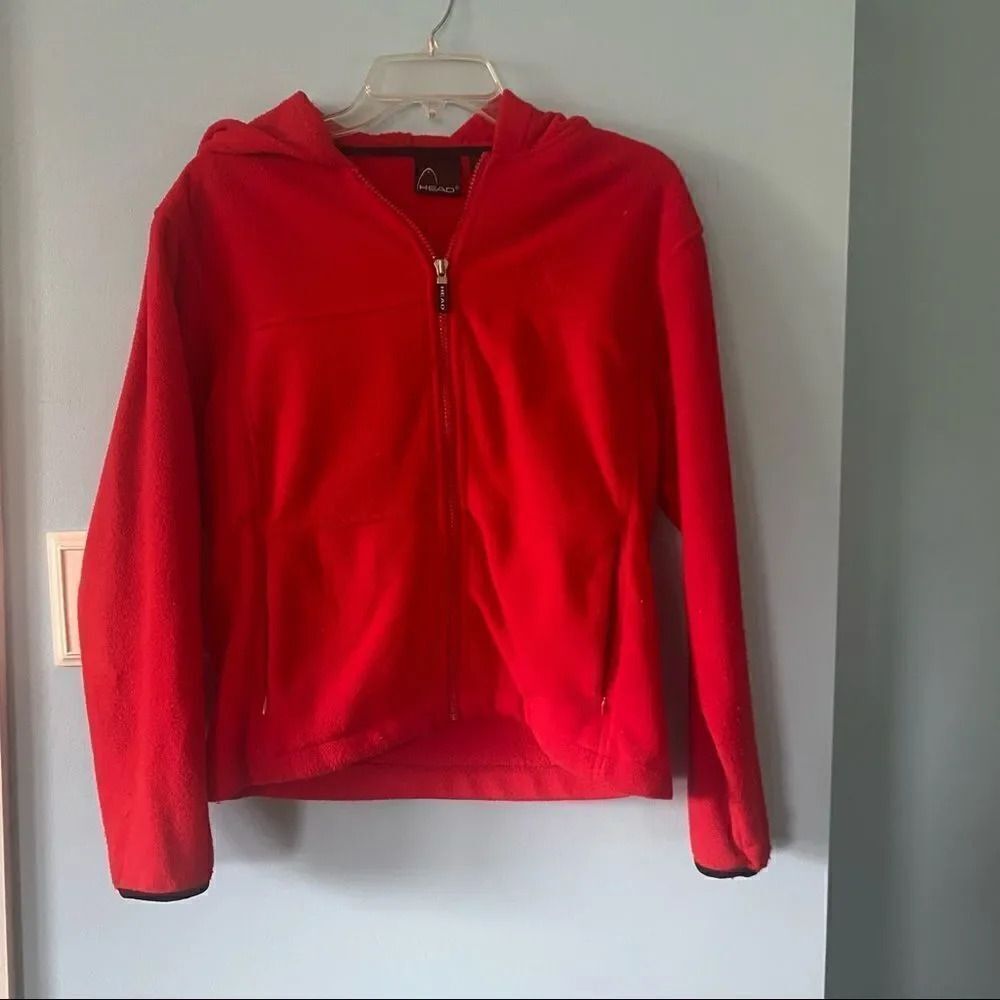 HEAD Fleece Red Hoodie